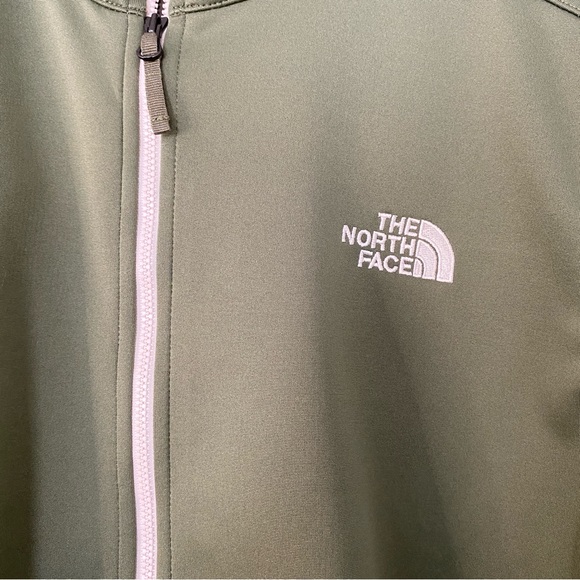 The North Face Men's Apex Canyonwall Full Zip Softshell Jacket Green - Picture 3 of 7